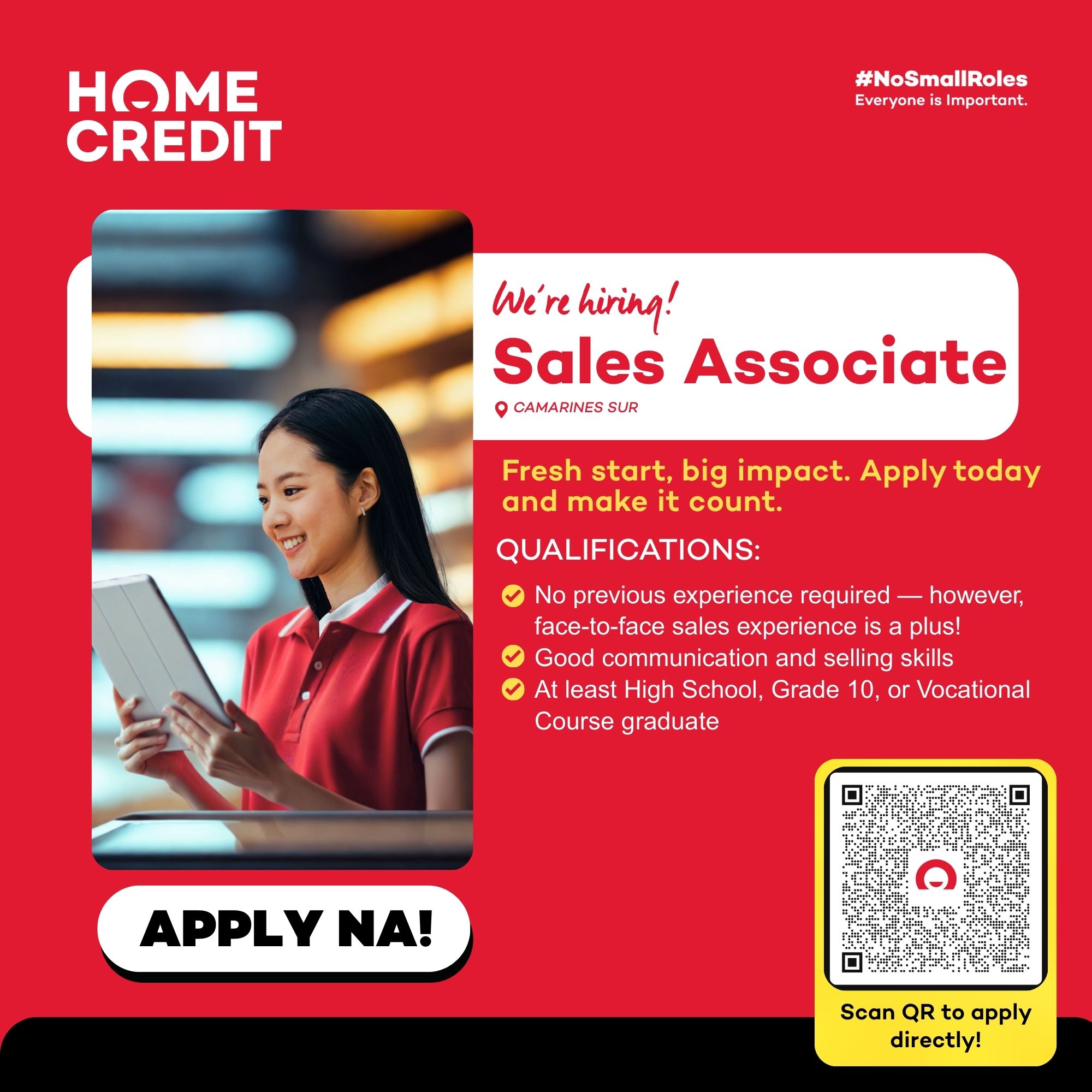 Home Credit Hiring !!!